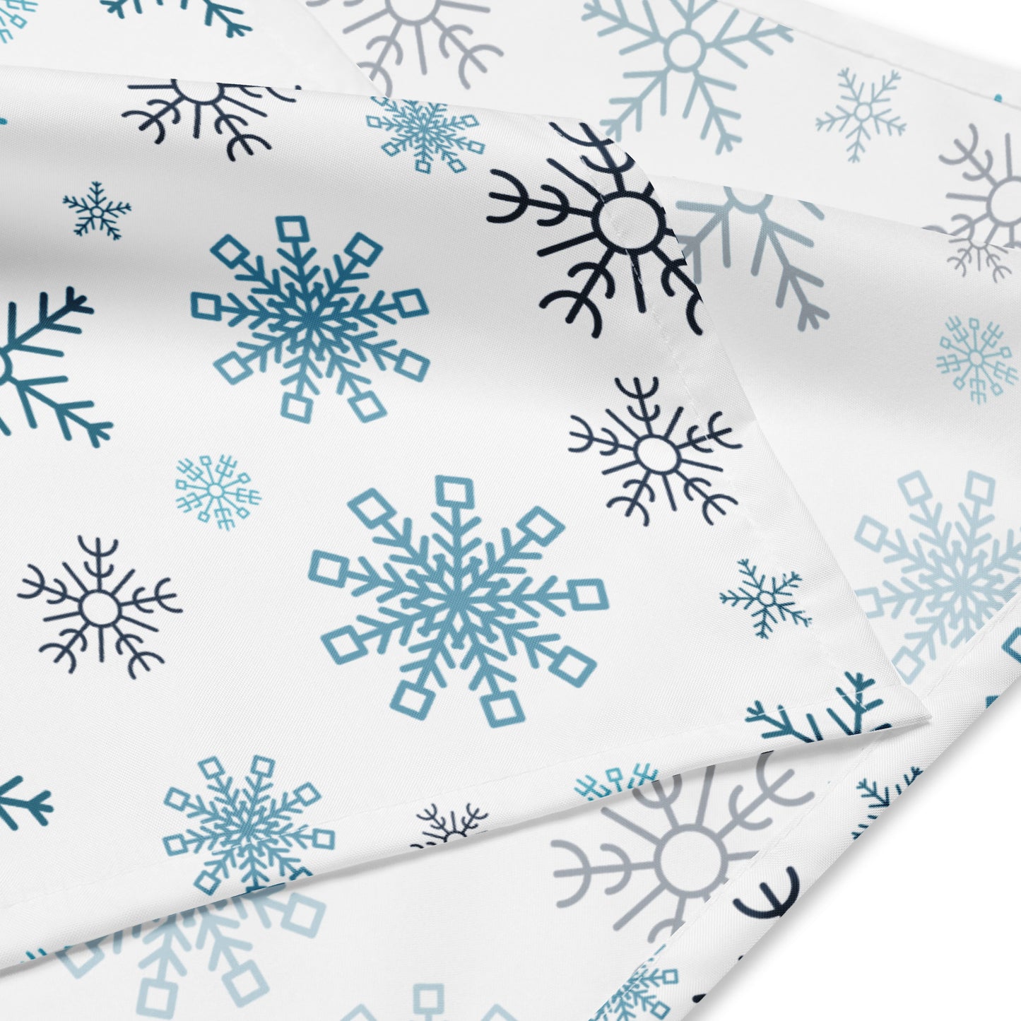 Snowflakes (White) - Scarf / Bandana