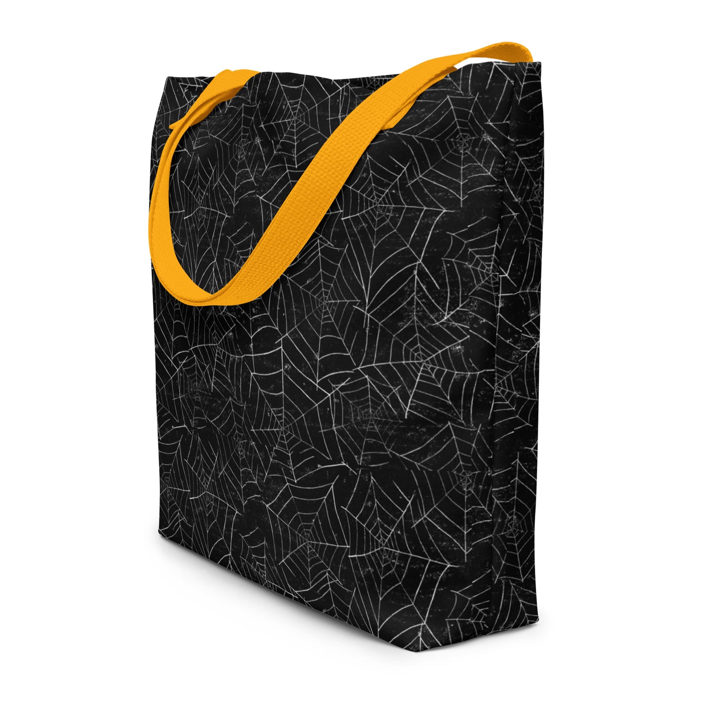 (Halloween) Spider Webs - Large Tote Bag