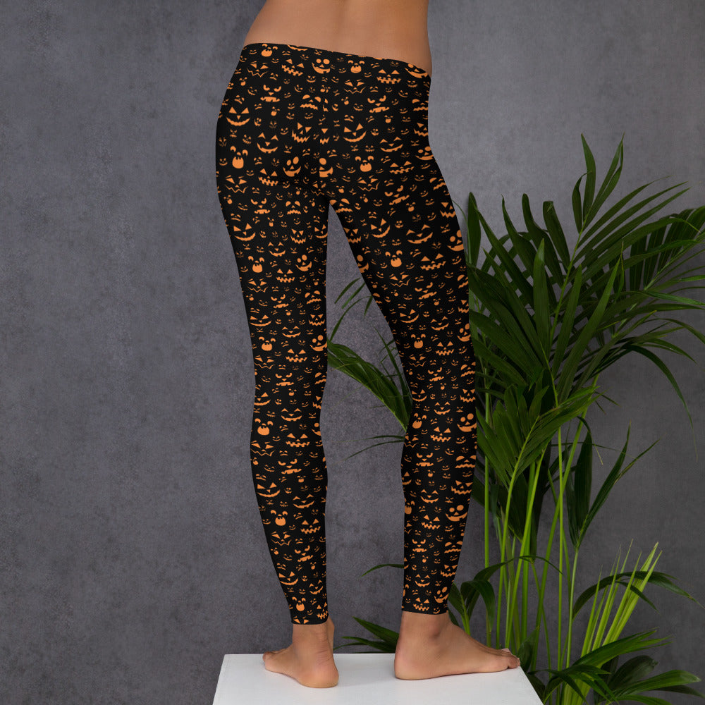 (Halloween) Jack-o-lantern Smiles - Leggings