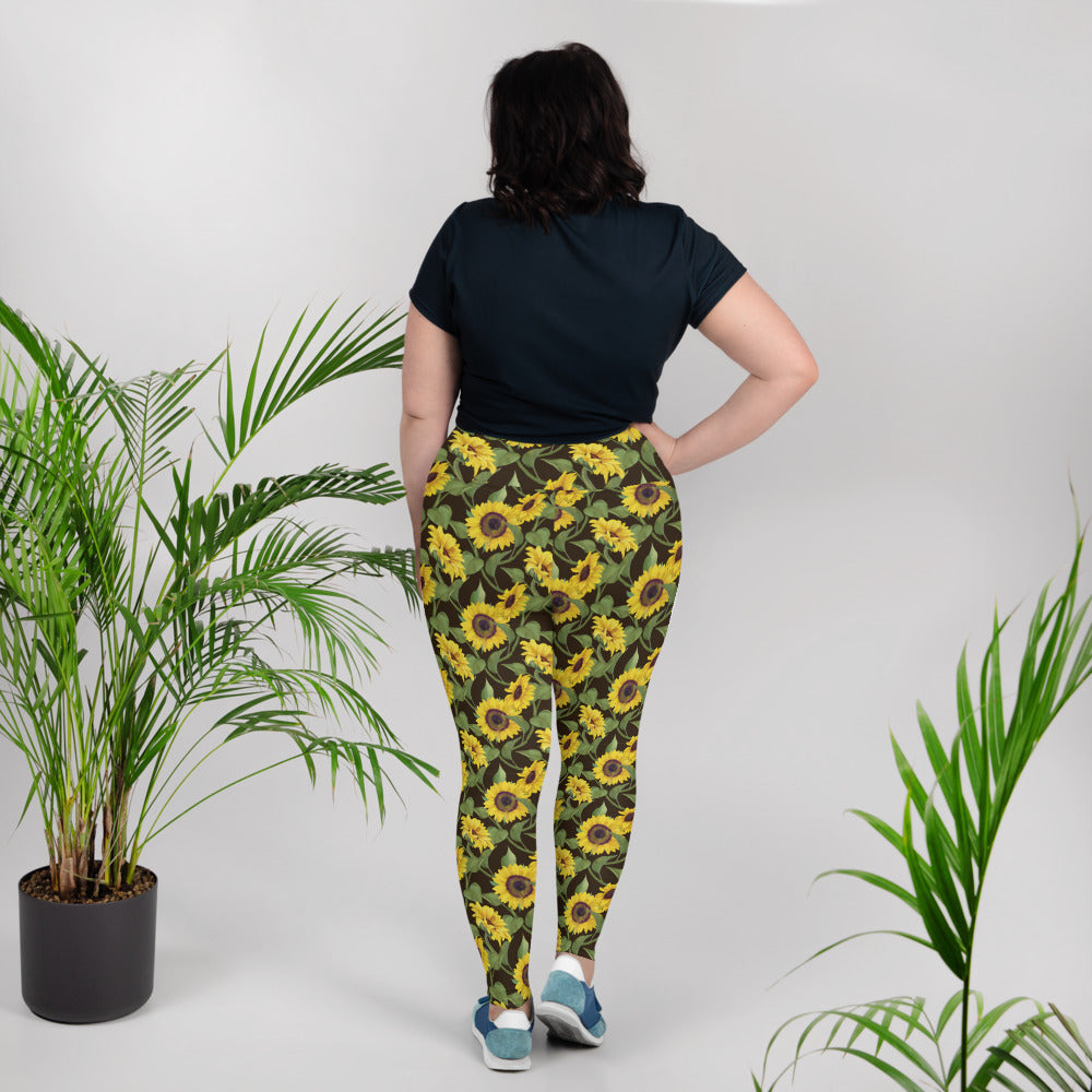 Sunflower - Plus Size Leggings