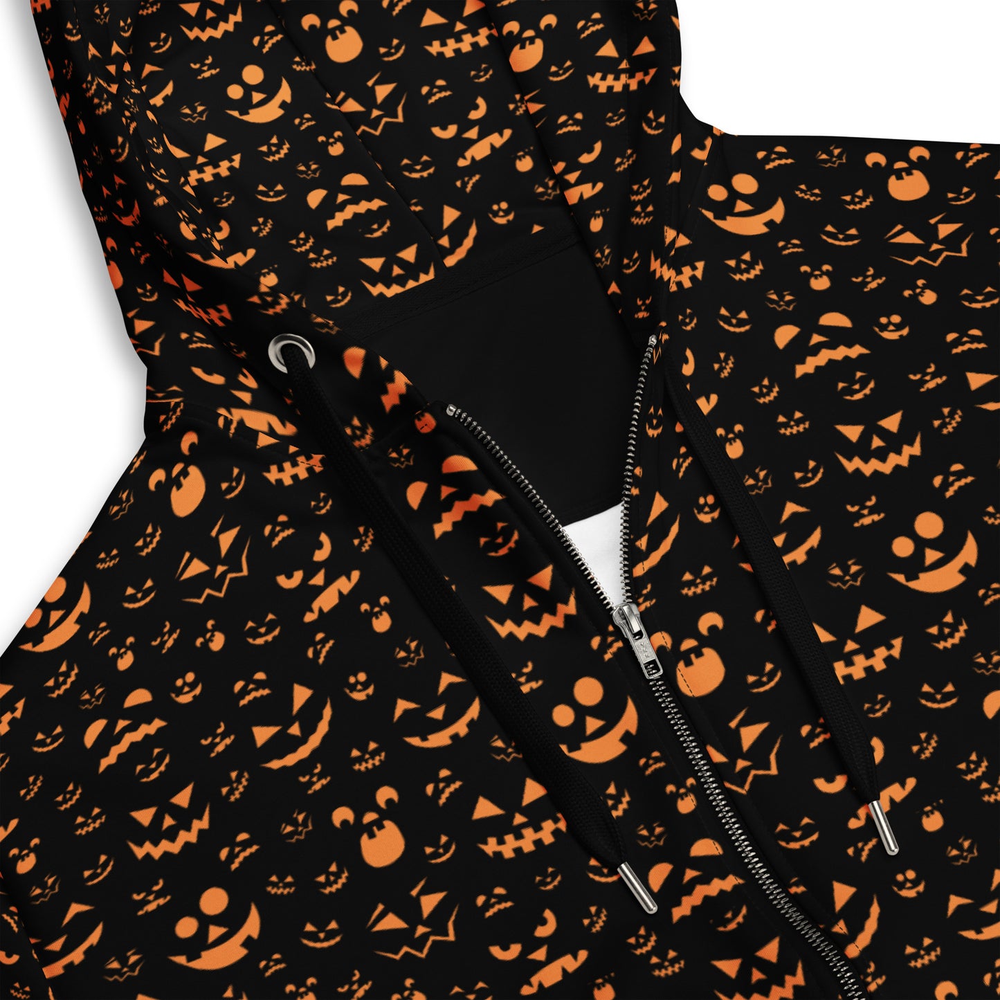 (Halloween) Jack-o-lantern Smiles - Premium Zip Hoodie