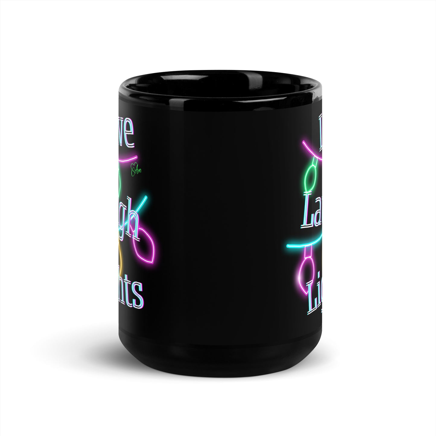 Lights - Black Glossy Mug