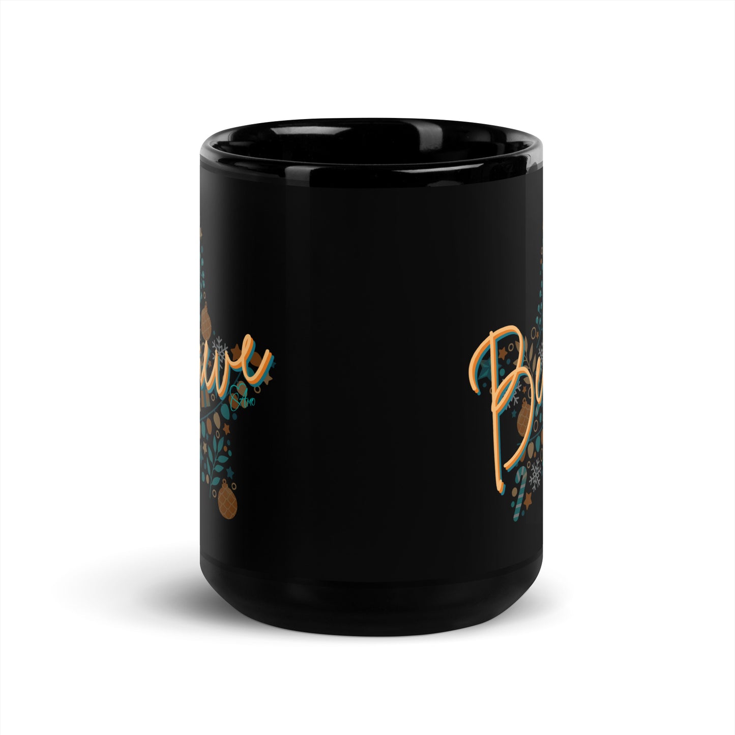 Believe - Black Glossy Mug