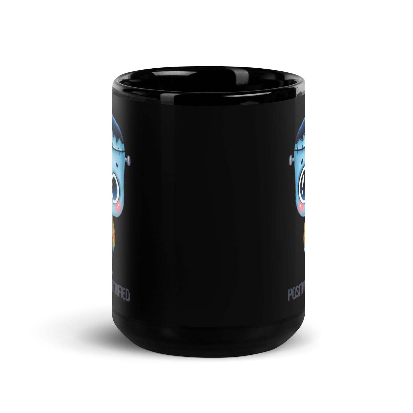 Frankie - Black Glossy Mug