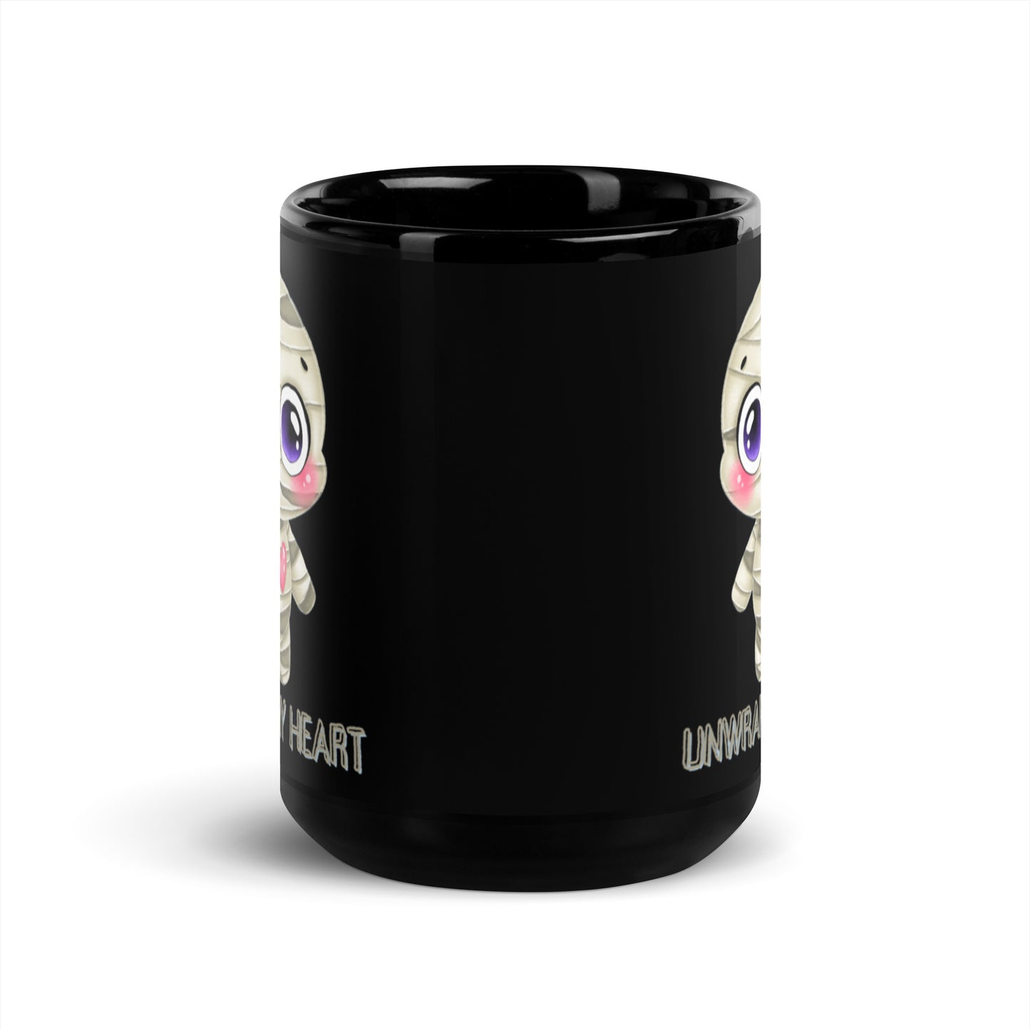 Mummy - Black Glossy Mug