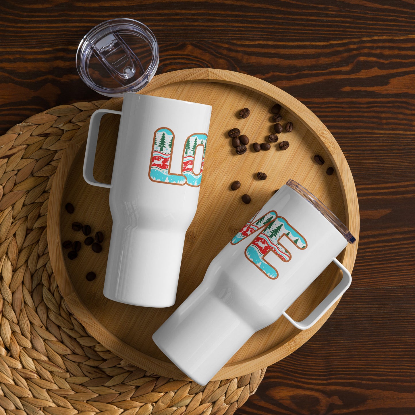 Love - Travel Mug w/ Handle