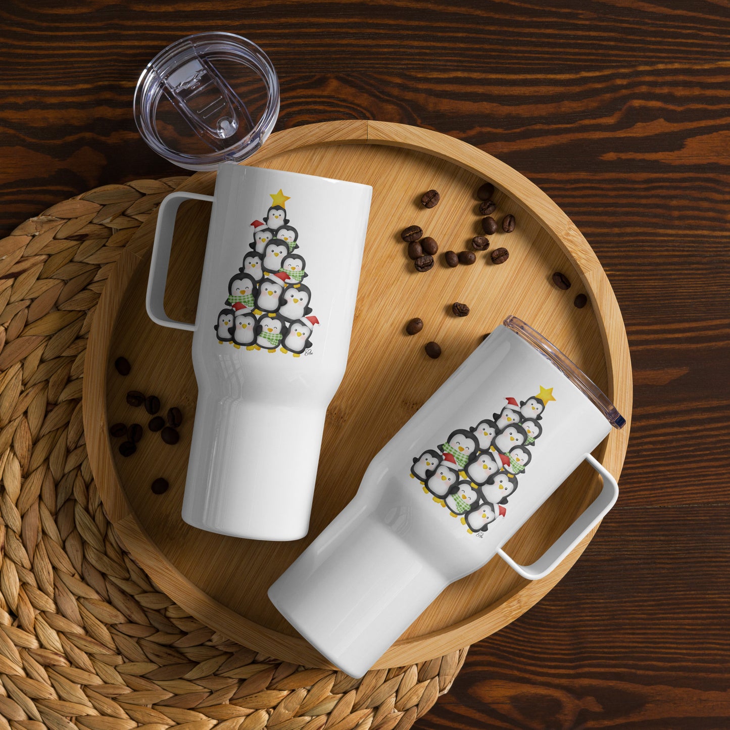 Penguin - Travel Mug w/ Handle