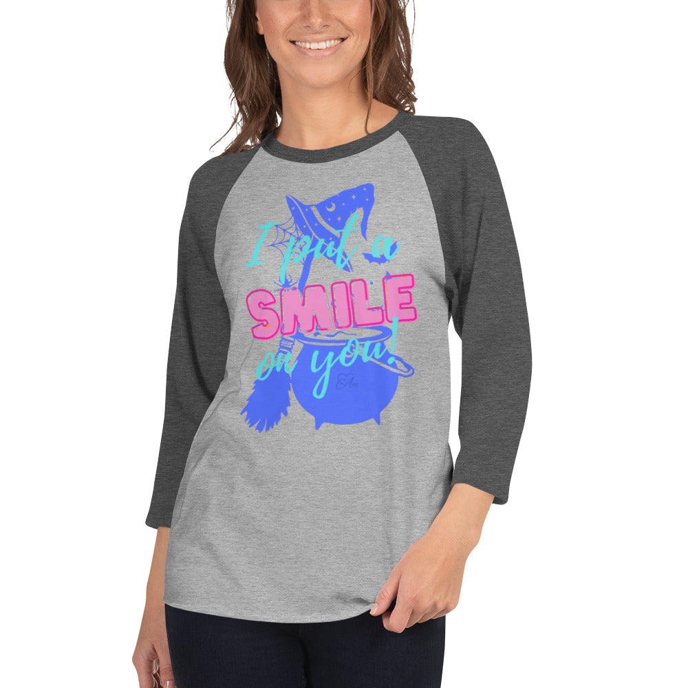 Smile - - 3/4 Sleeve Raglan Shirt