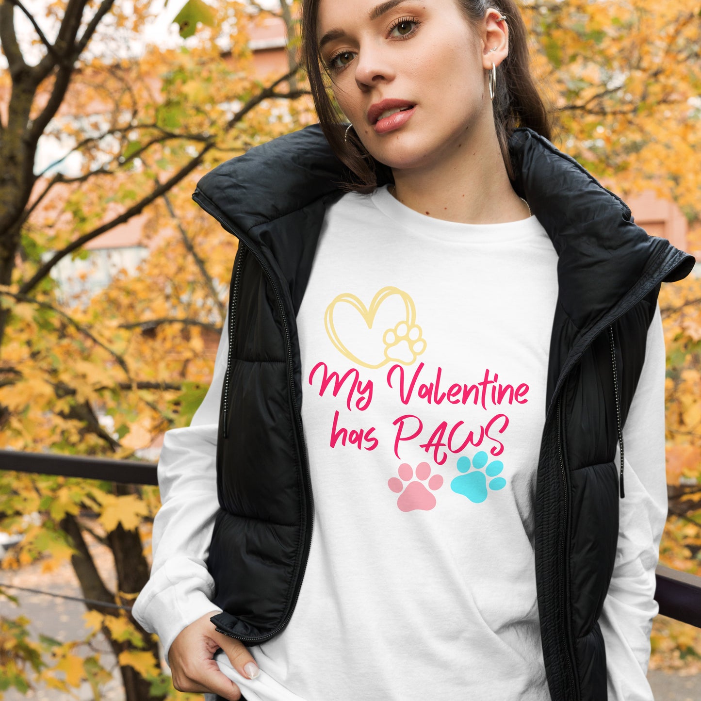 Paw Valentine - Long-Sleeve T-Shirt
