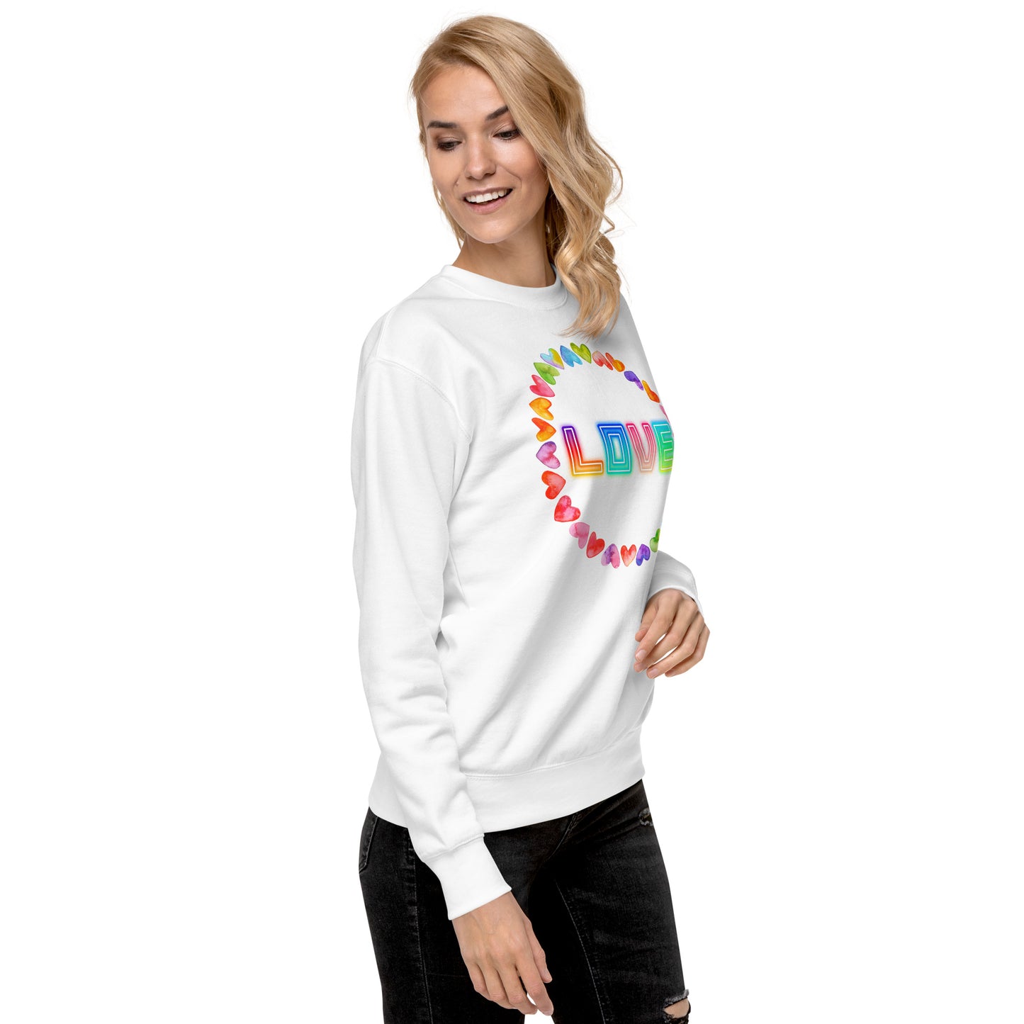 Rainbow Love - Premium Sweatshirt