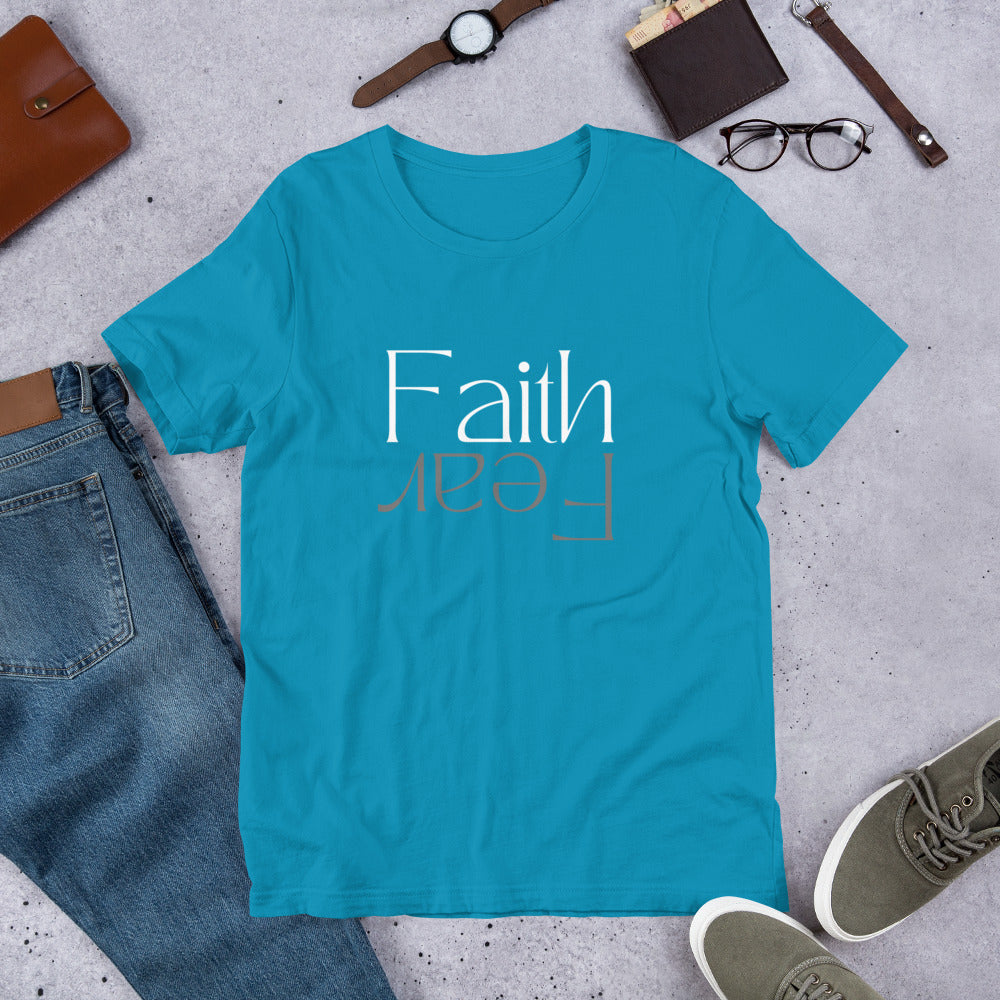 Faith over Fear (Dark) - Lightweight T-Shirt