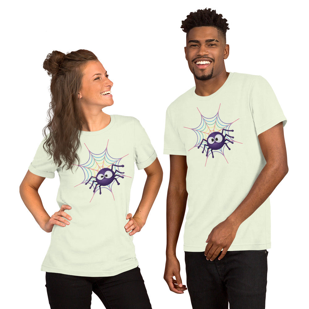 Pastel Rainbow Web (Light) - Lightweight T-Shirt