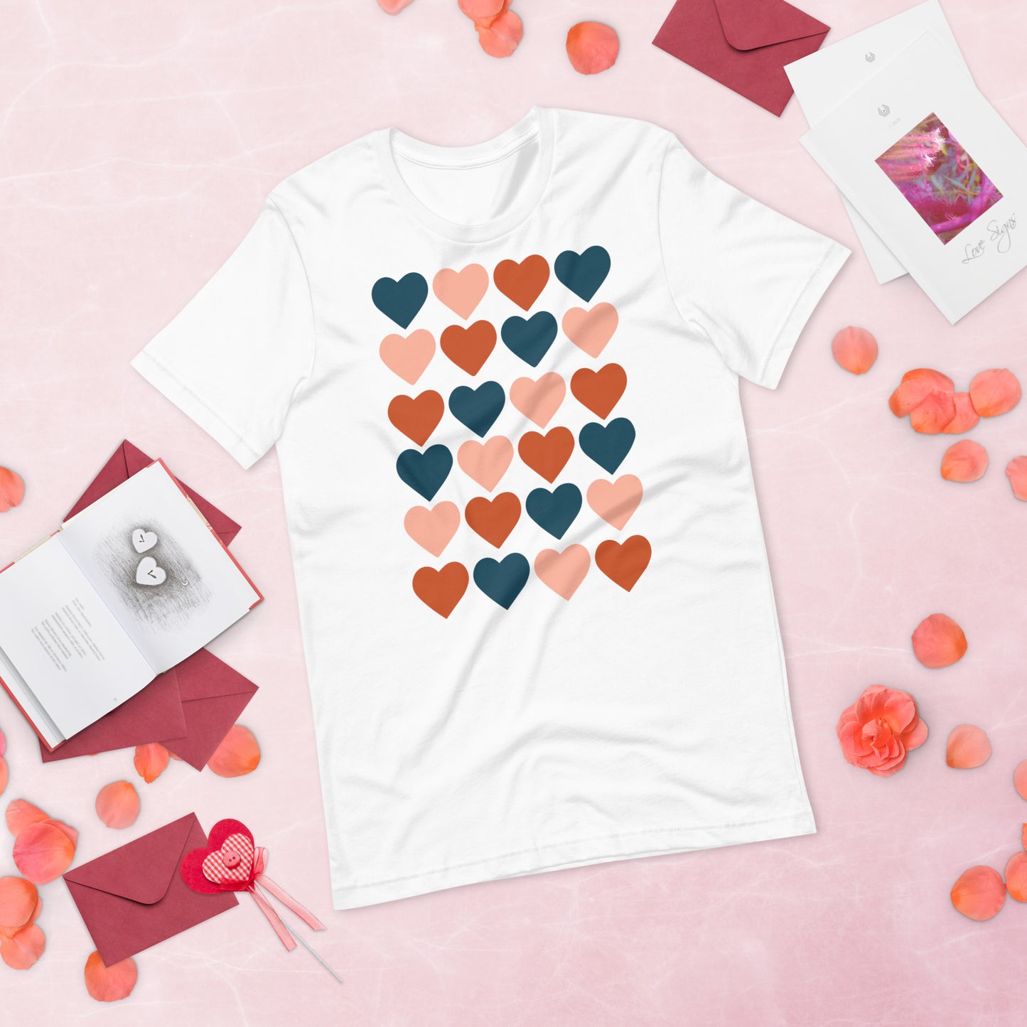 Neutral Hearts - Lightweight T-Shirt