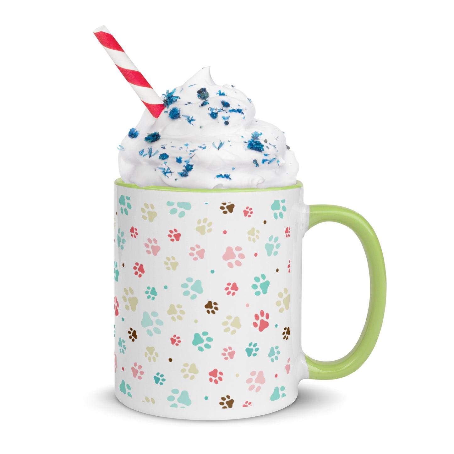 Paws - White Mug w/ Color