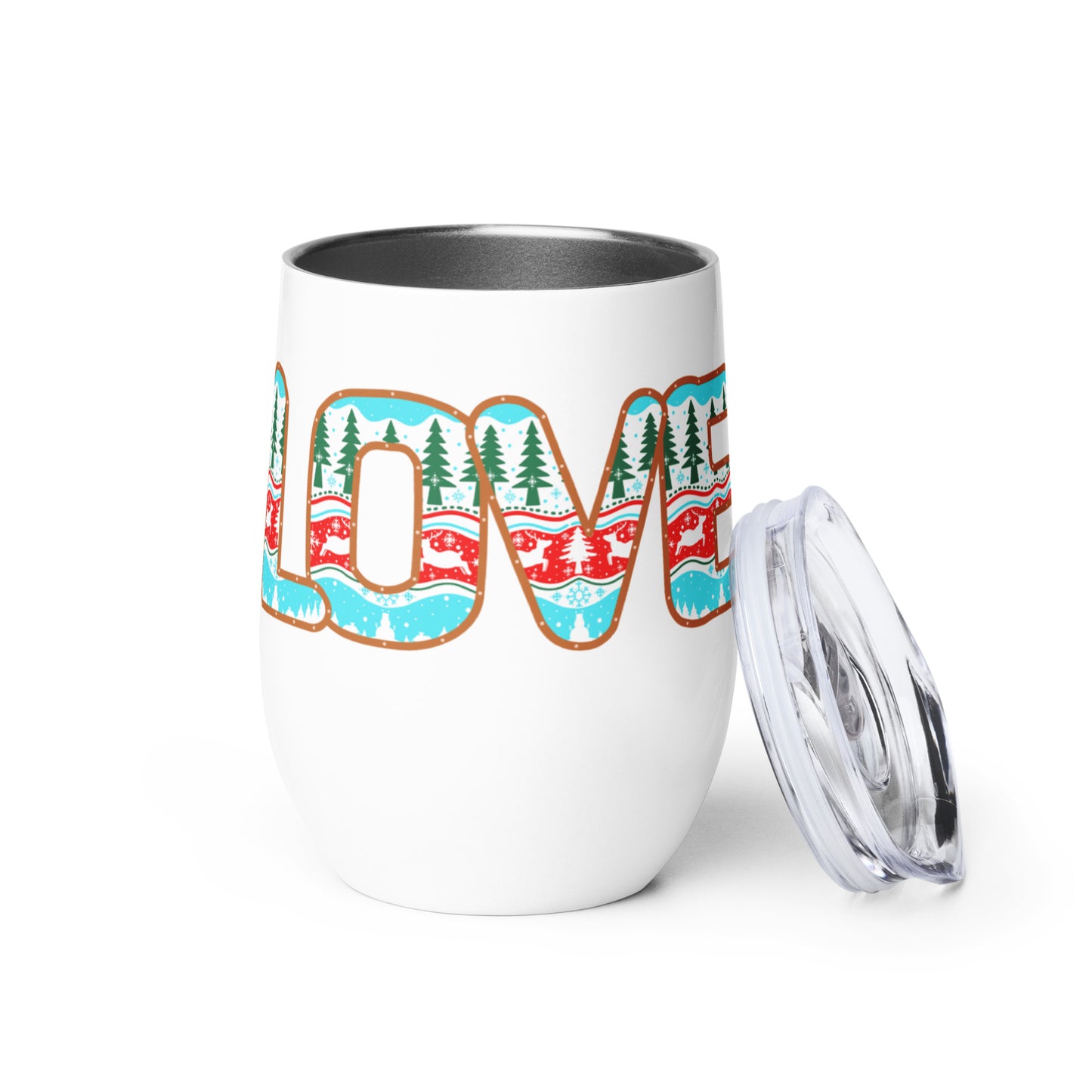 Holiday Love - Wine tumbler