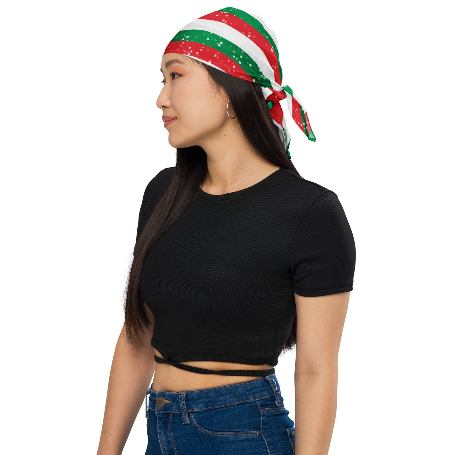 Holiday Stripes - Scarf / Bandana