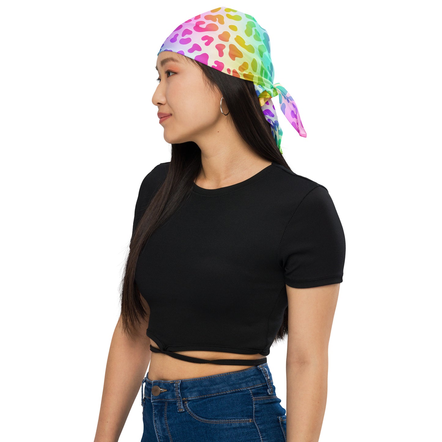 Rainbow Leopard - Scarf / Bandana
