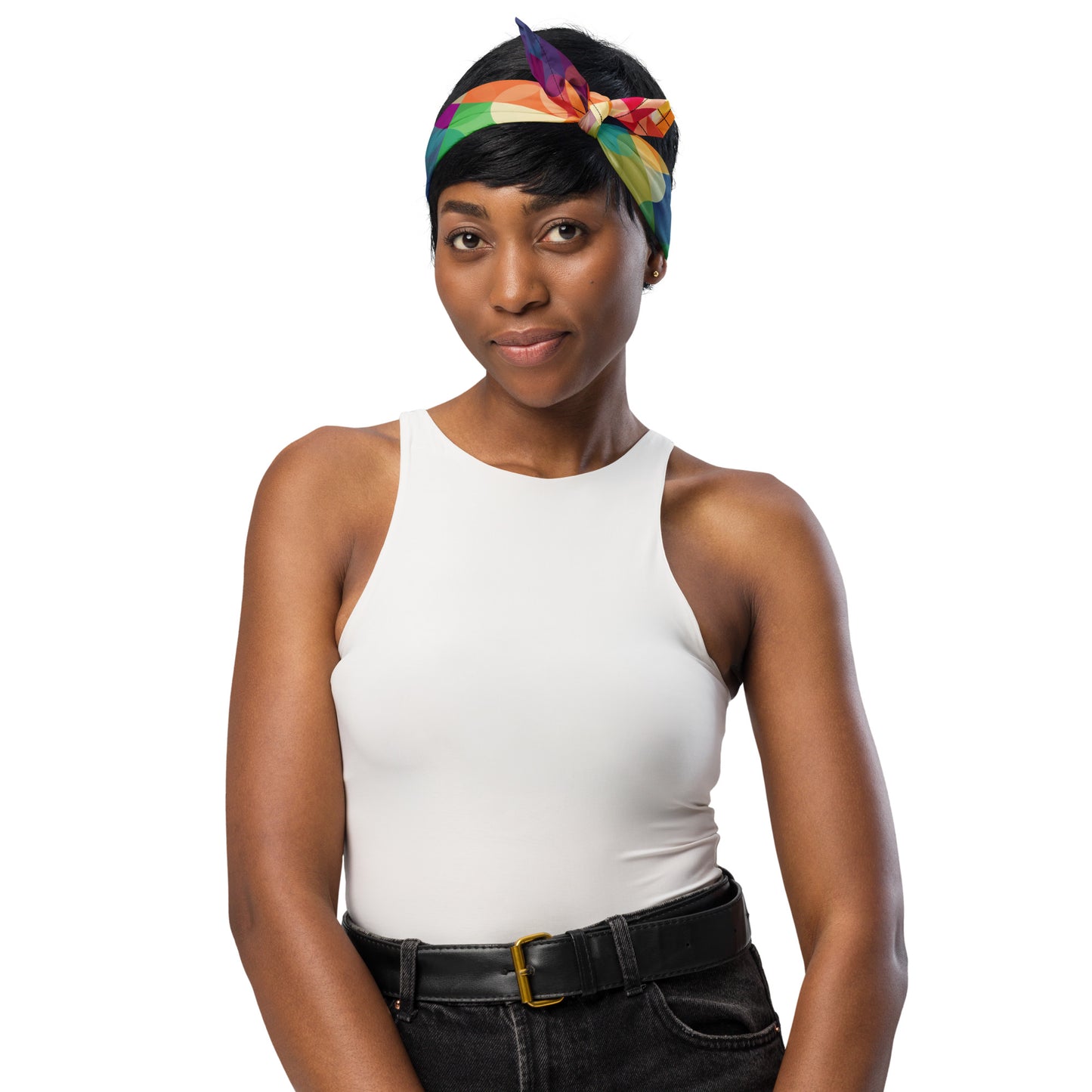 Colorful Geometric - Scarf / Bandana
