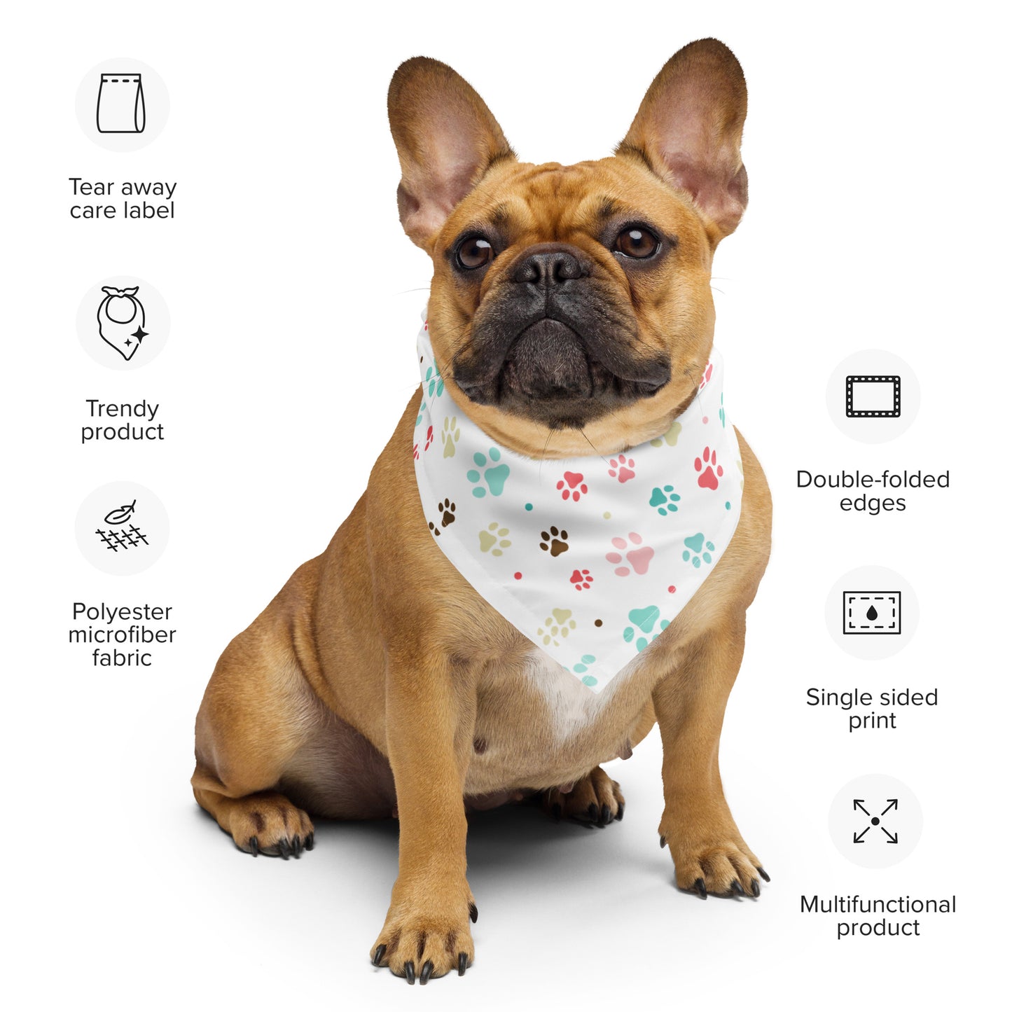 Paw Prints - Scarf / Bandana