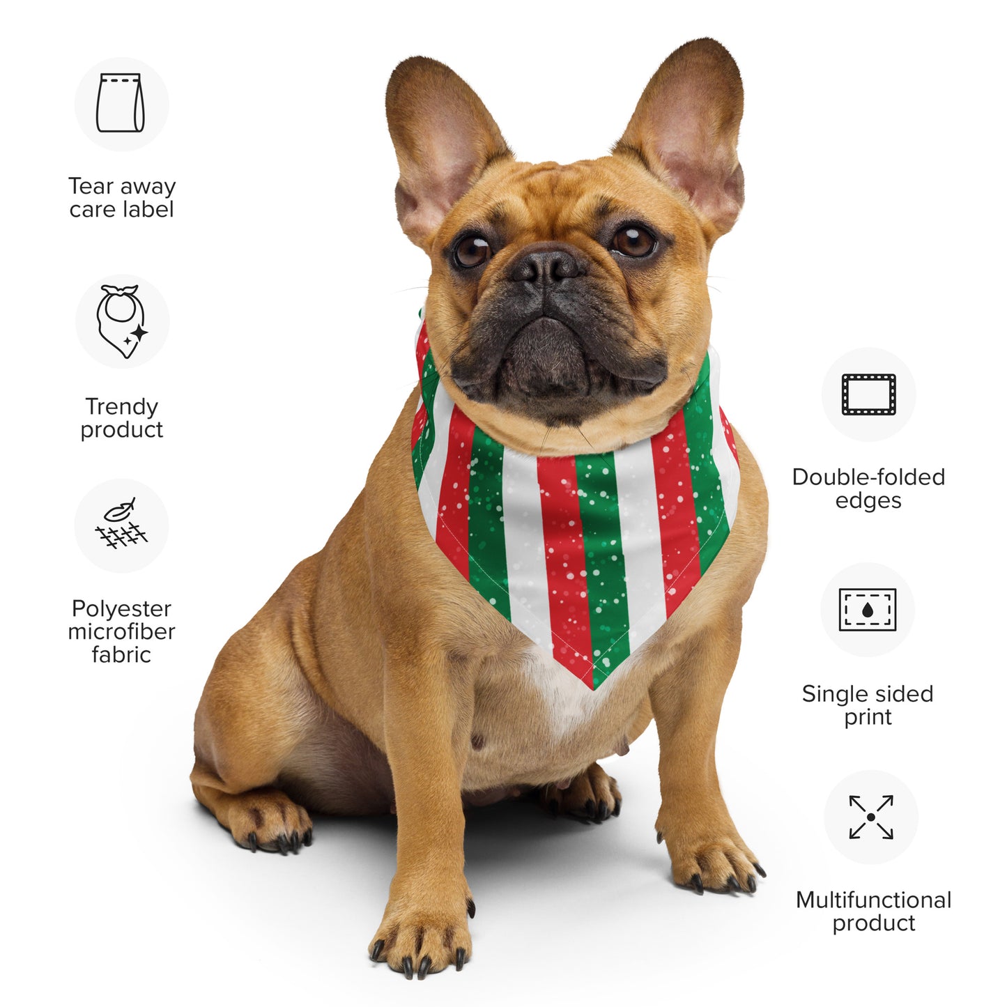 Holiday Stripes - Scarf / Bandana