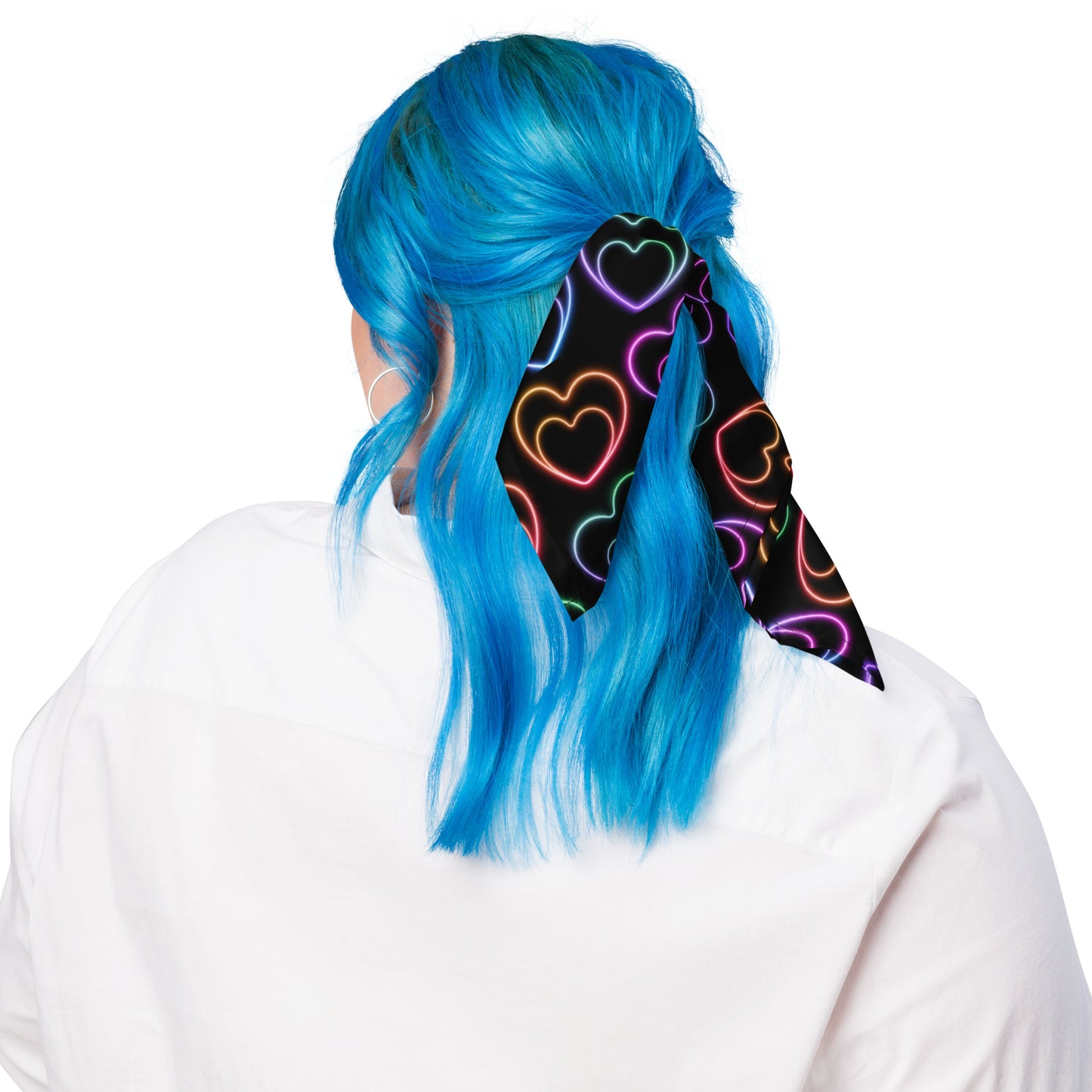 Neon Hearts - Scarf / Bandana