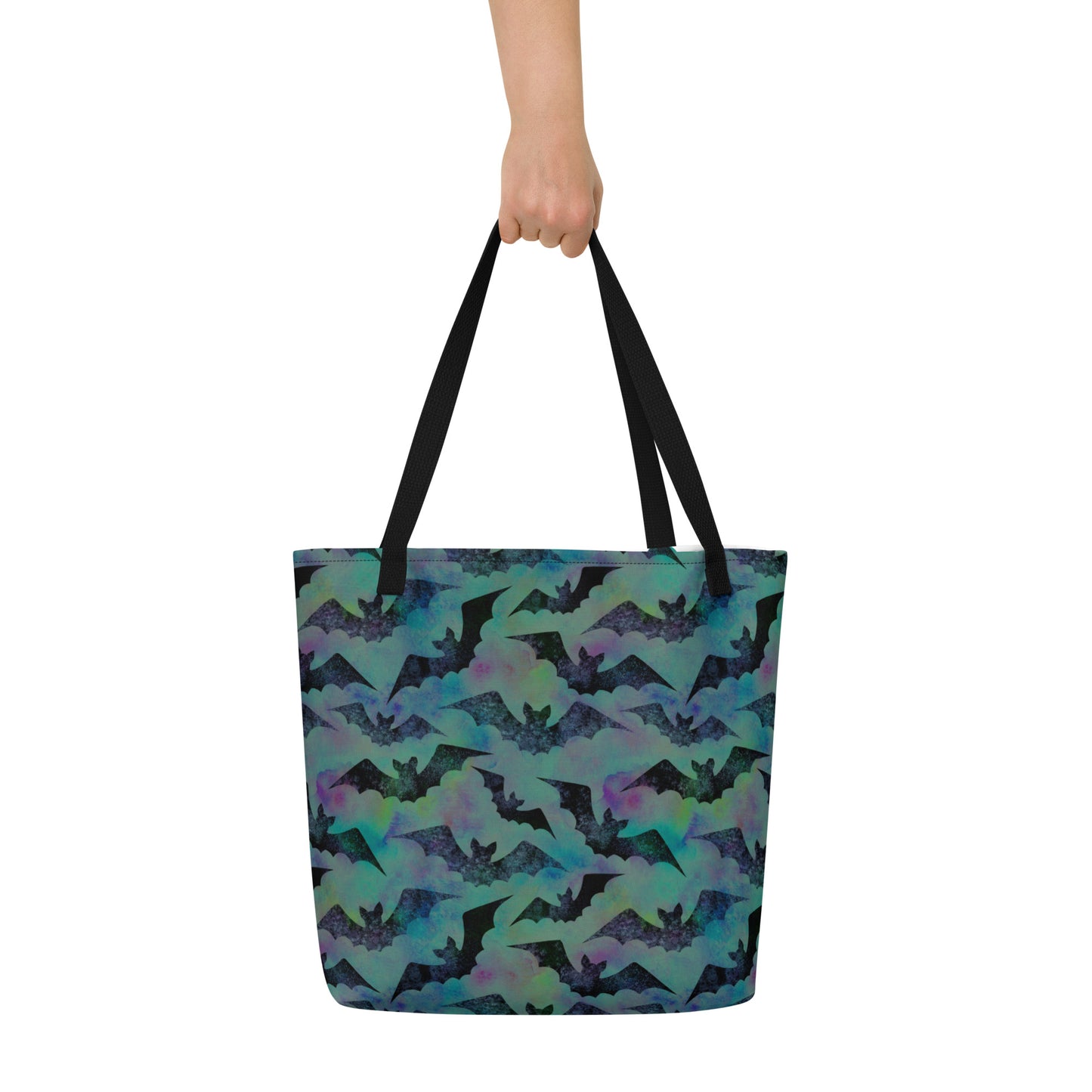 (Halloween) Bats - Large Tote Bag