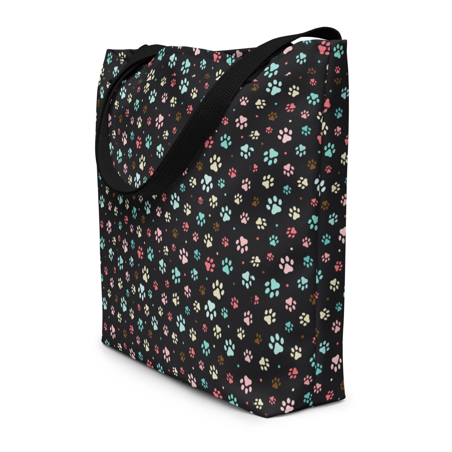 Paw Prints - Large Tote Bag