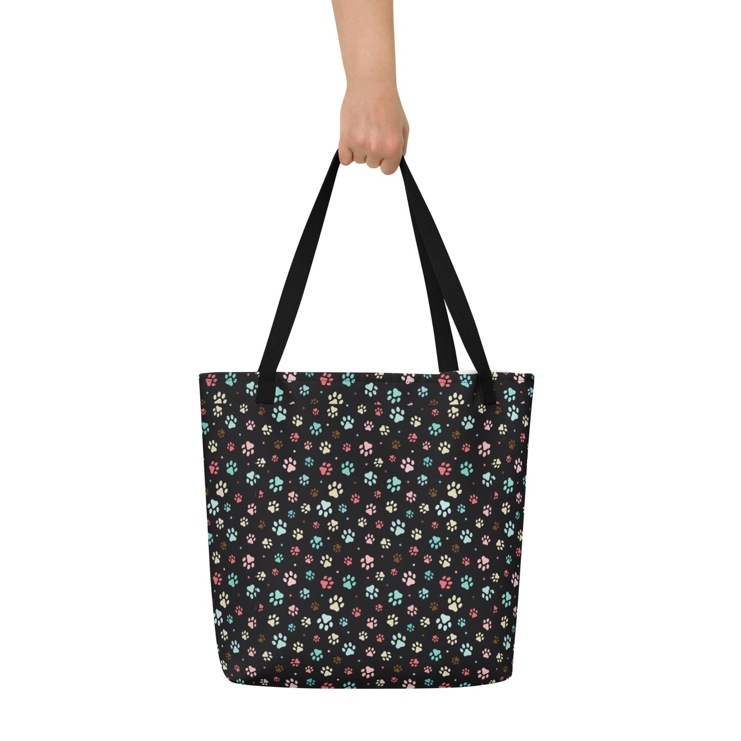 Paw Prints - Large Tote Bag