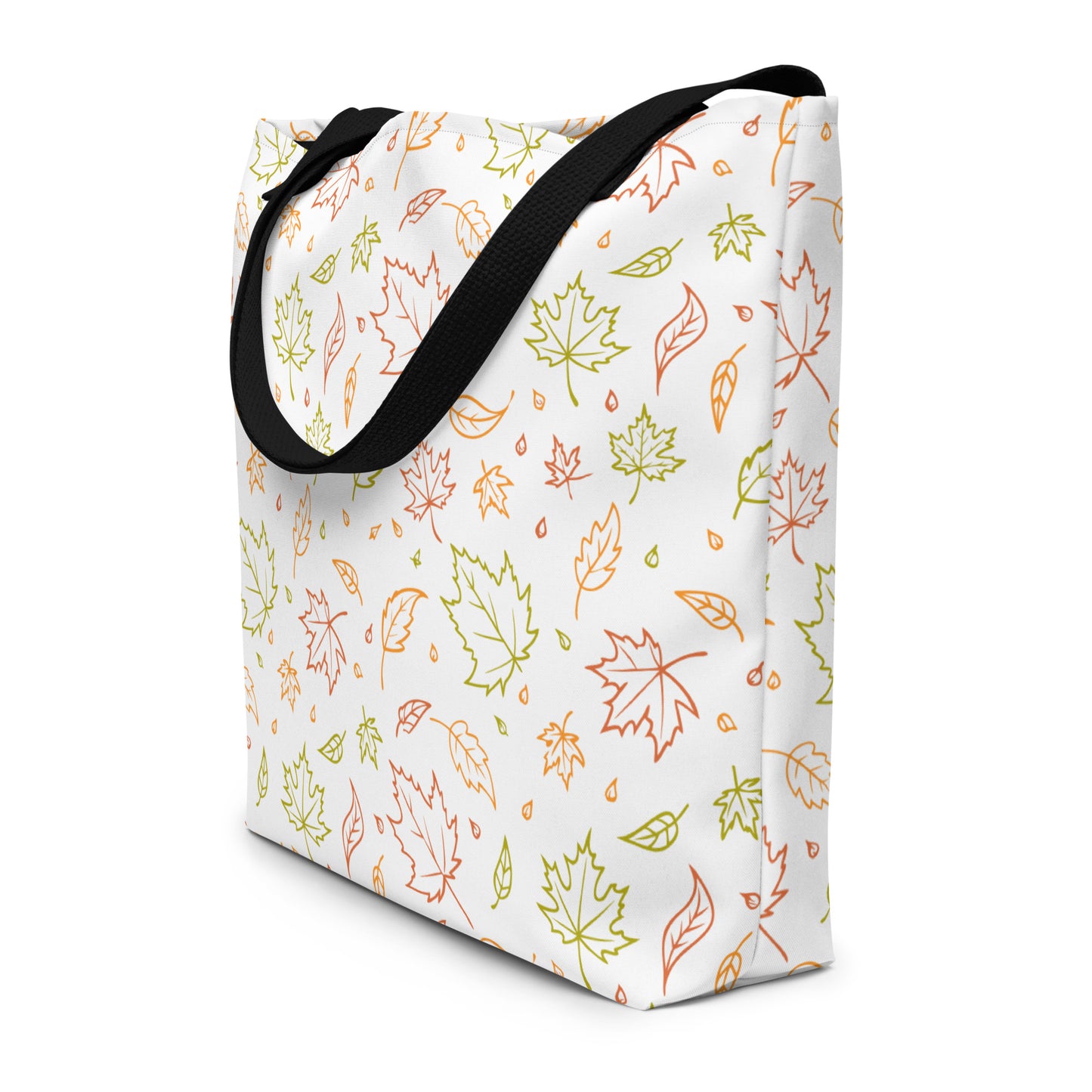 Fall Leaves - Large Tote Bag