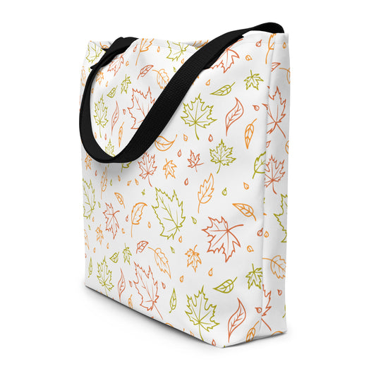 Fall Leaves - Large Tote Bag