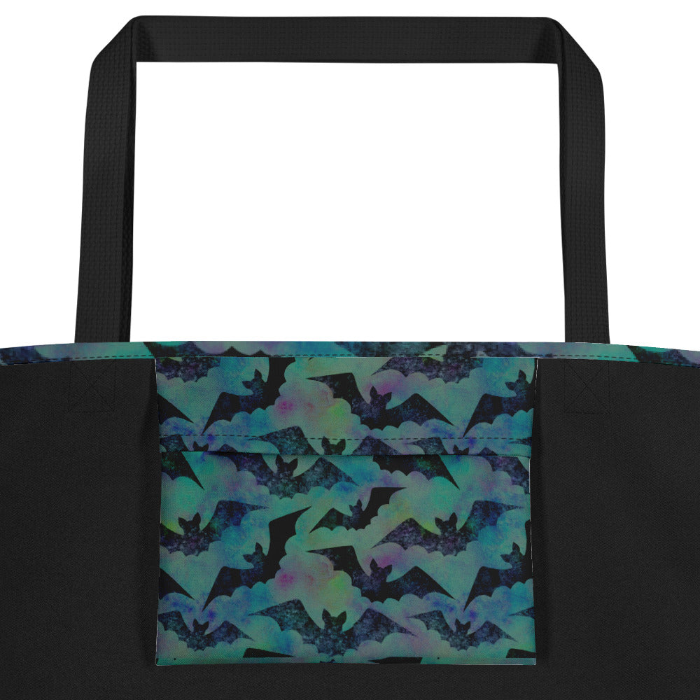 (Halloween) Bats - Large Tote Bag