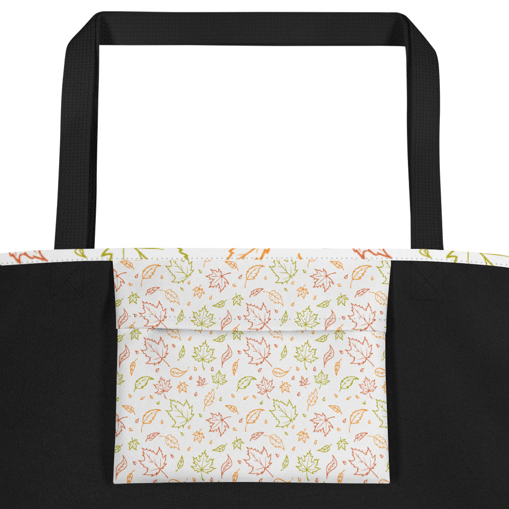 Fall Leaves - Large Tote Bag