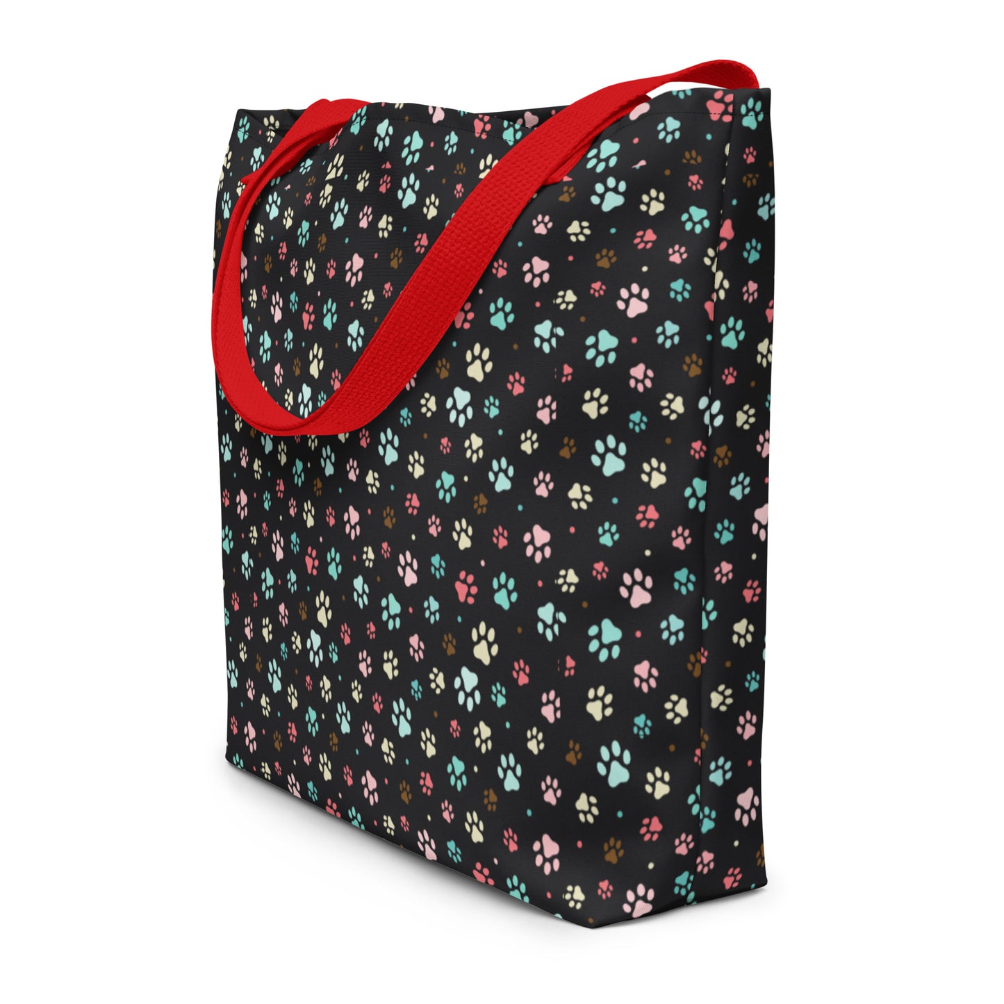Paw Prints - Large Tote Bag