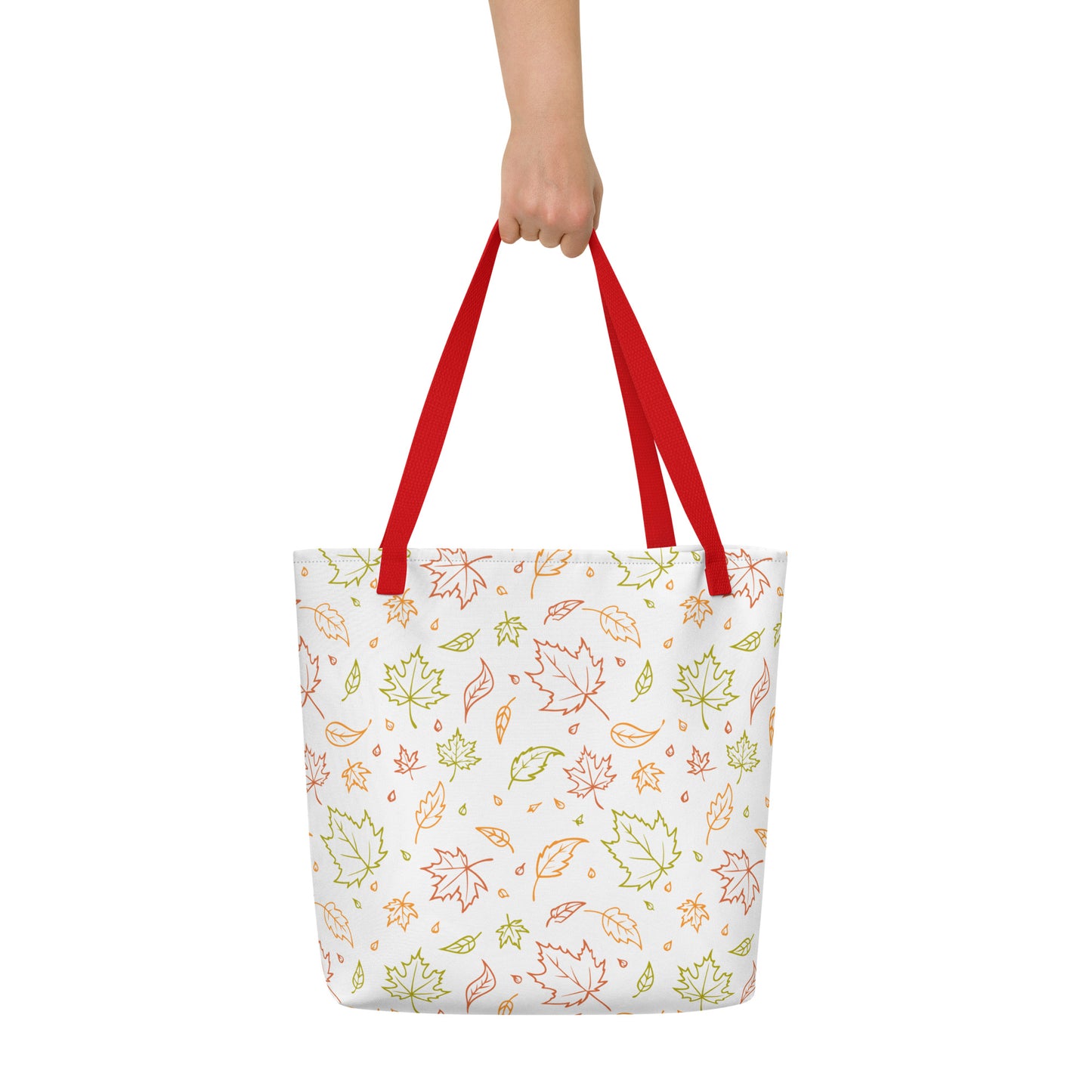 Fall Leaves - Large Tote Bag