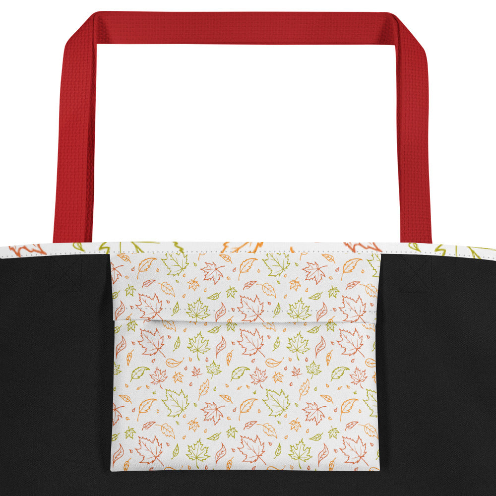 Fall Leaves - Large Tote Bag