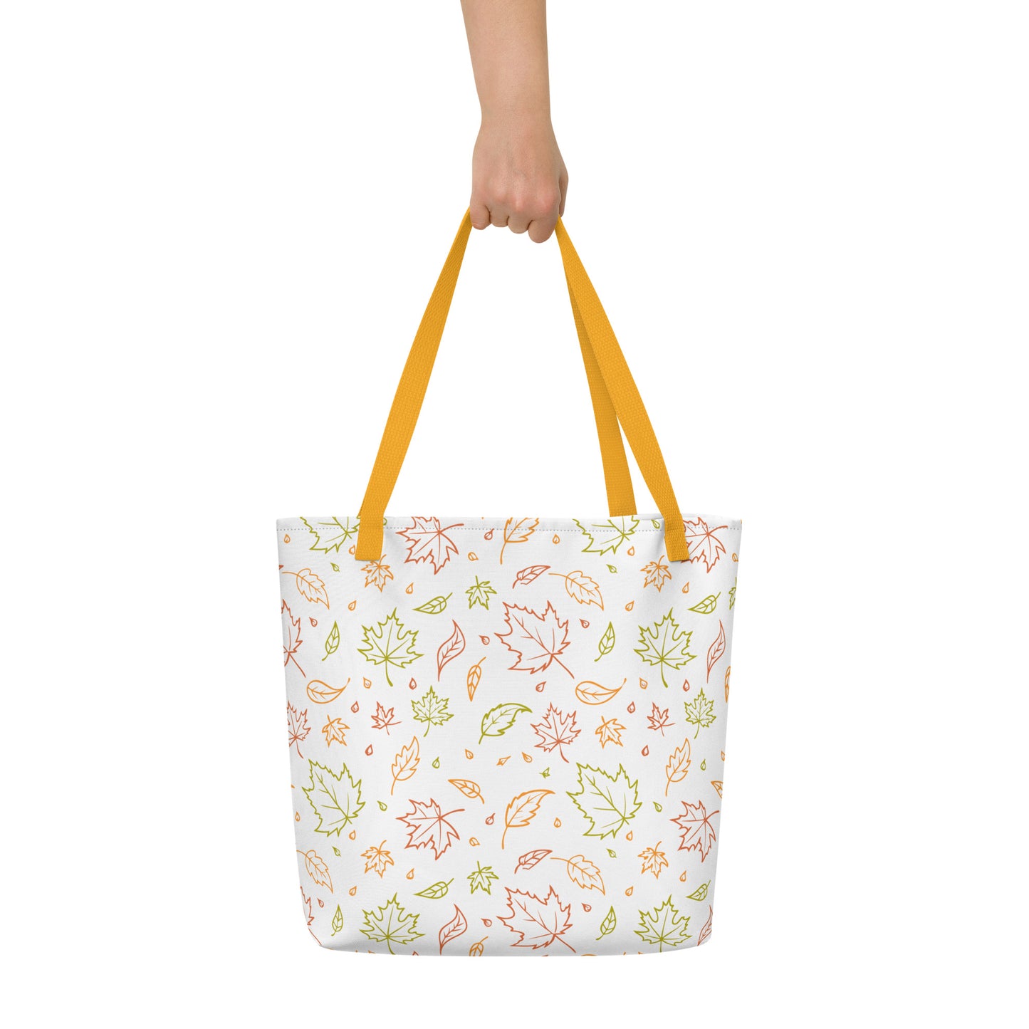Fall Leaves - Large Tote Bag