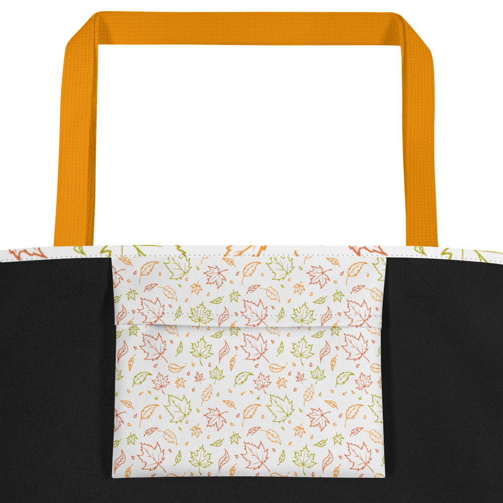 Fall Leaves - Large Tote Bag