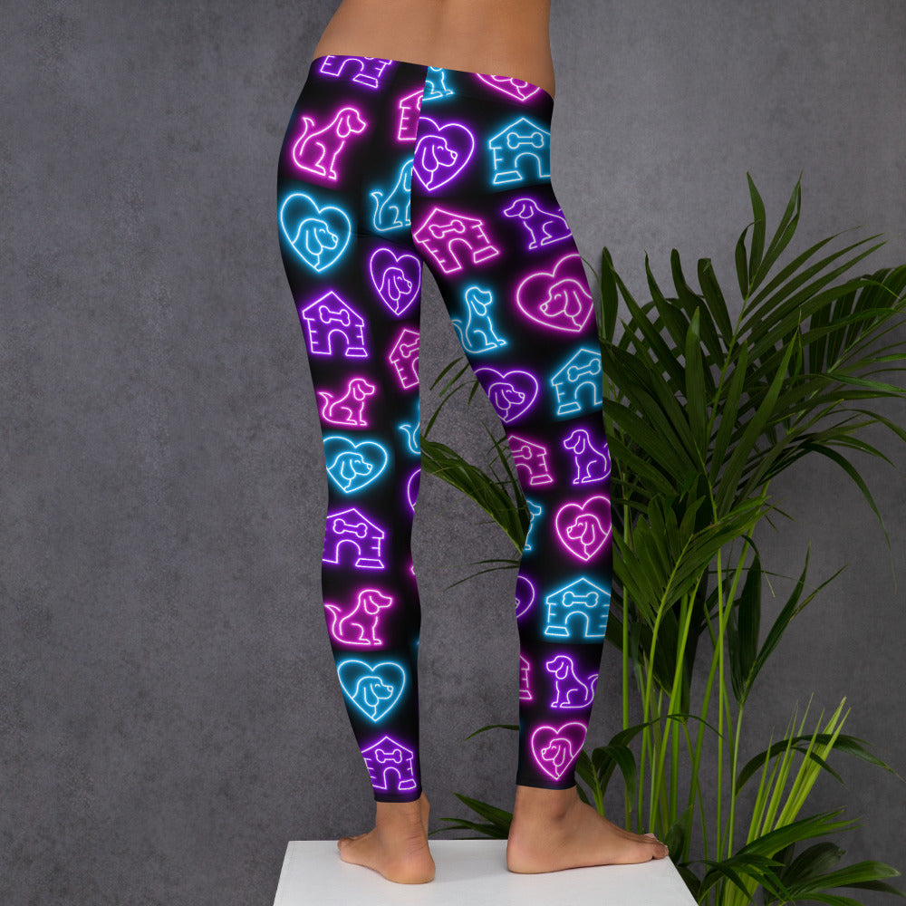 Neon Dog - Leggings