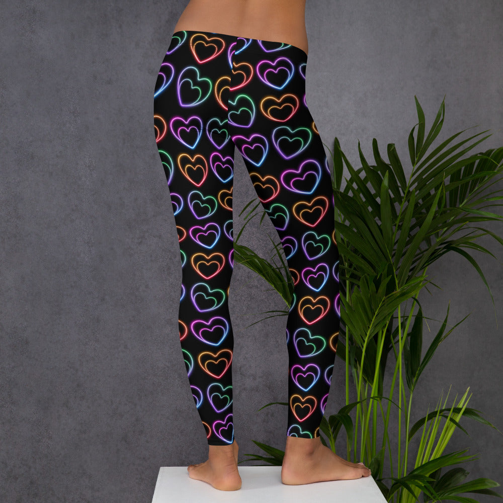 Neon Heart - Leggings