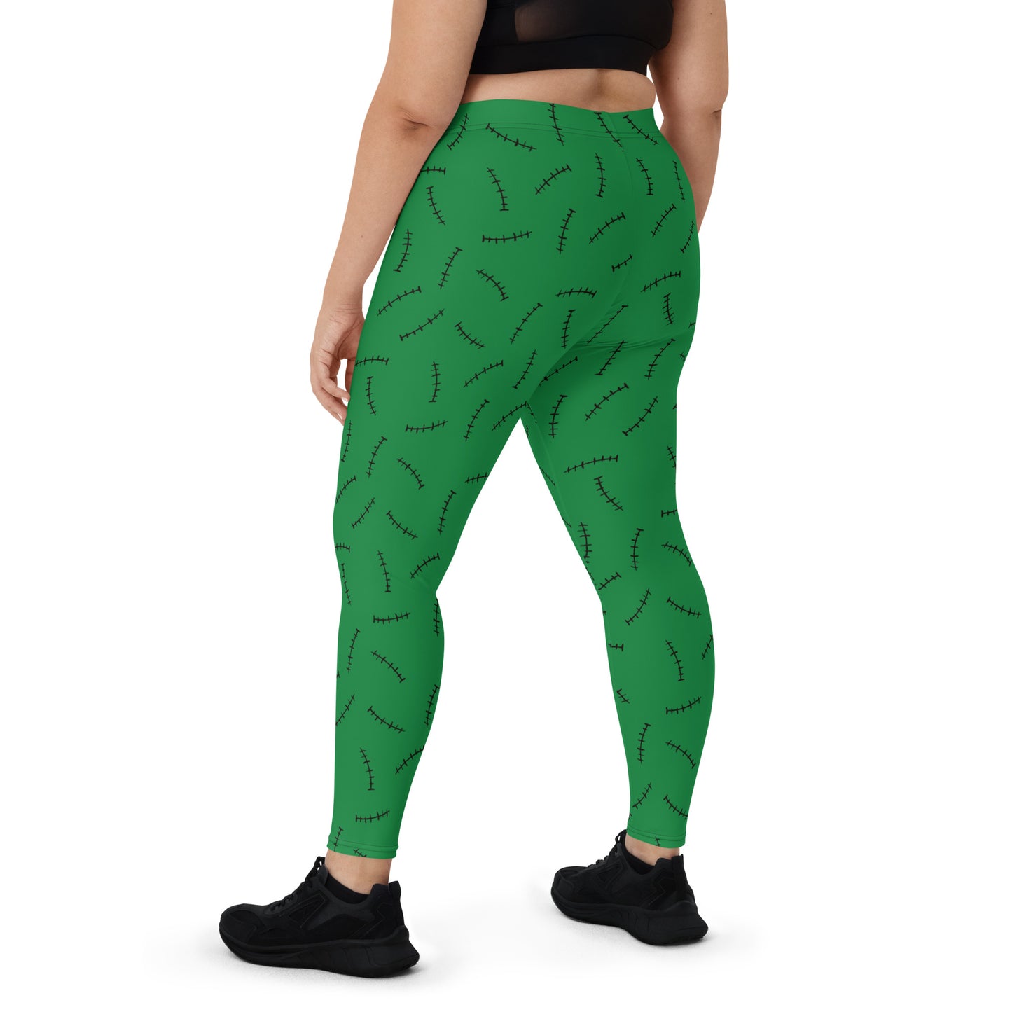 (Halloween) Franky's Stitches (Green) - Leggings