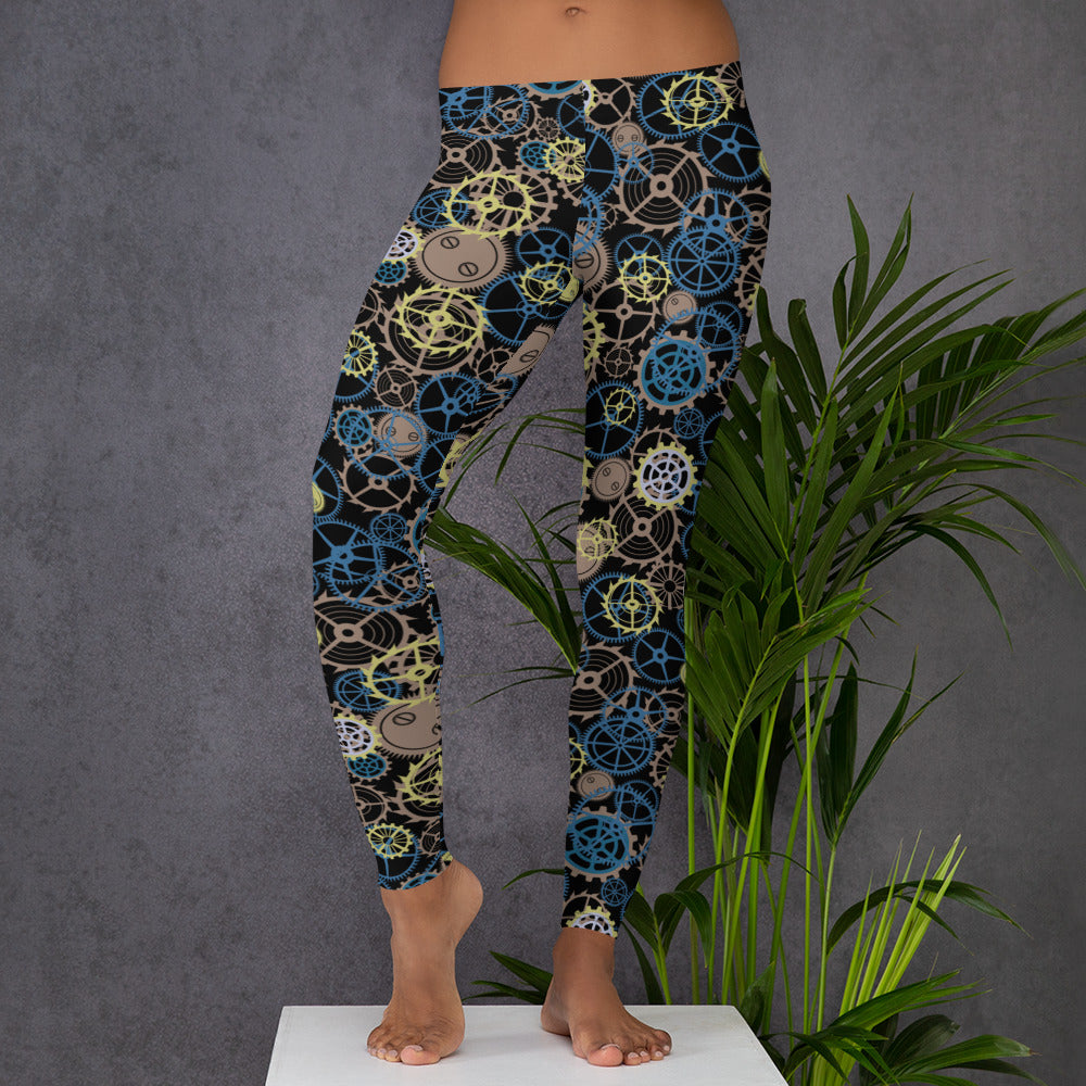 Steampunk Gears - Leggings