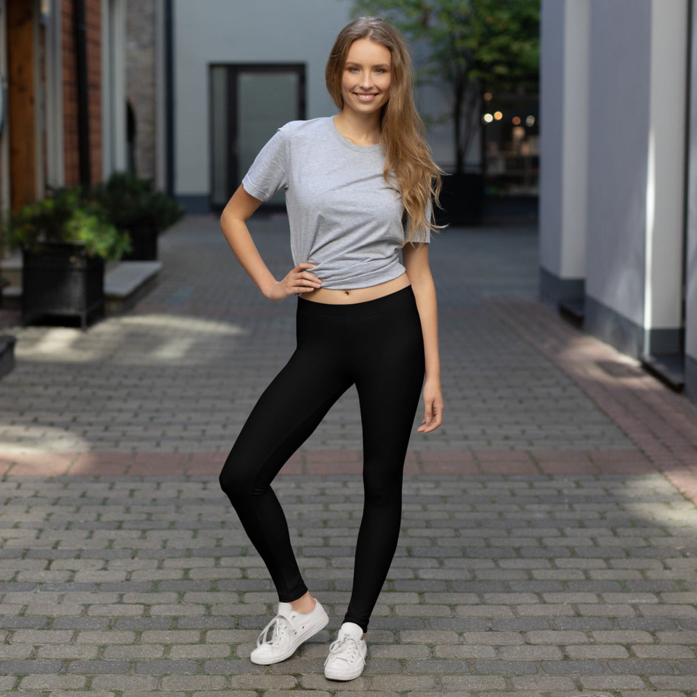 Solid Black - Leggings