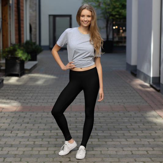 Solid Black - Leggings