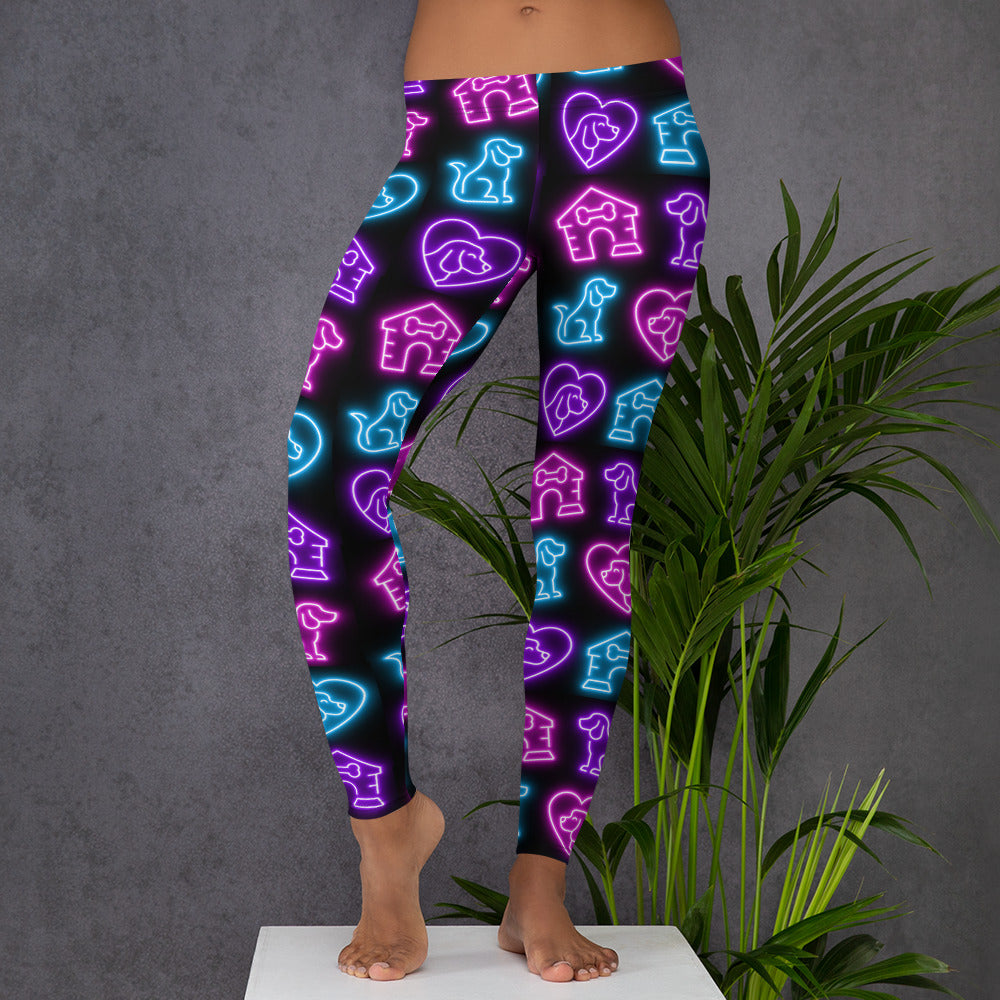 Neon Dog - Leggings