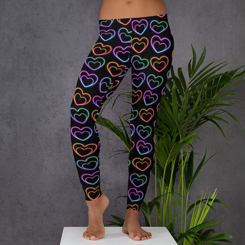 Neon Heart - Leggings
