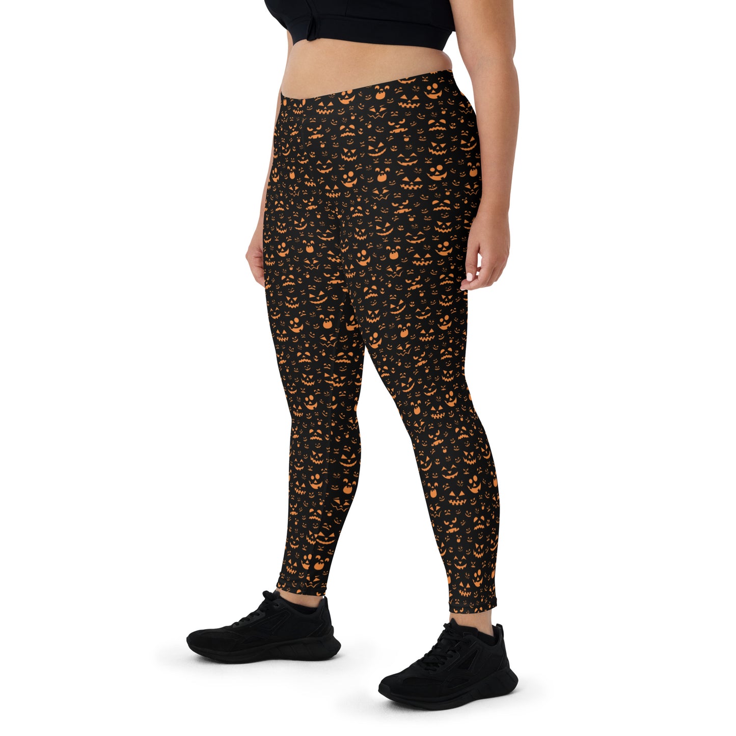 (Halloween) Jack-o-lantern Smiles - Leggings
