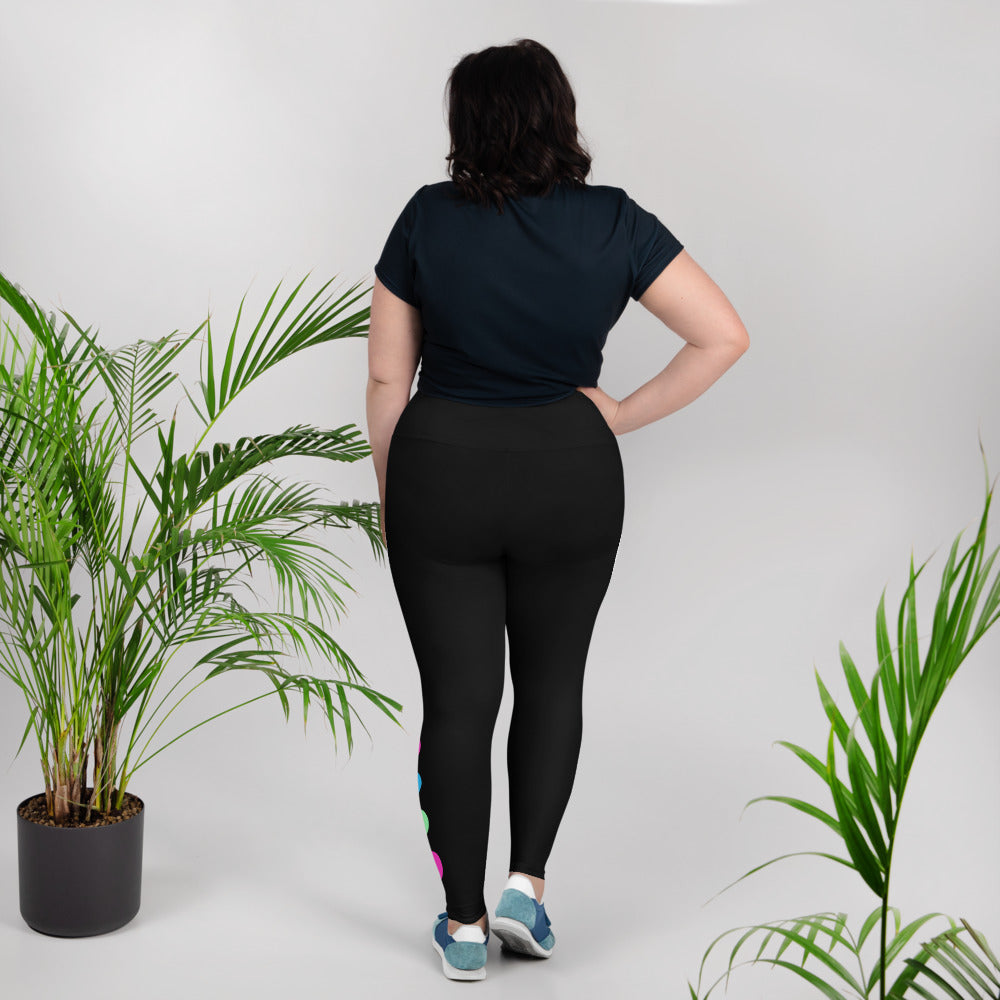 Bright Hearts - Plus Size Leggings