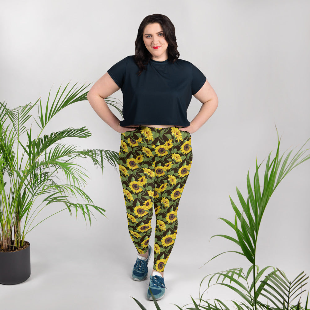 Sunflower - Plus Size Leggings