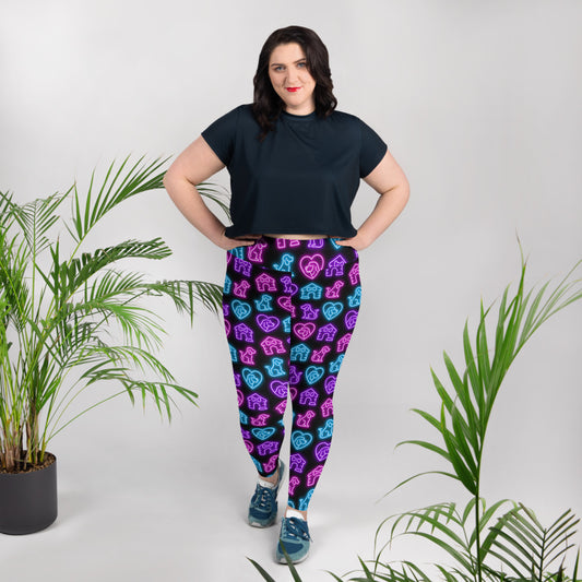 Neon Dog - Plus Size Leggings