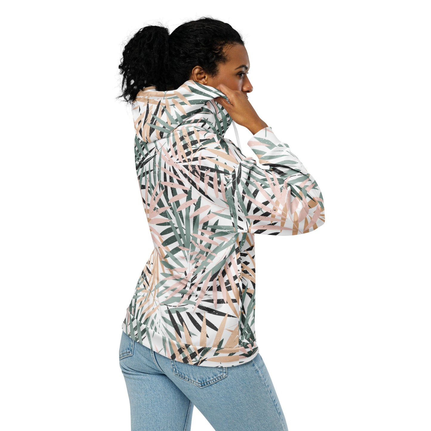 Tropical Palms - Premium Zip Hoodie